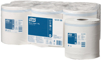 TORK Rouleau nettoyant multi-usage, 2 couches, 160 m, blanc
