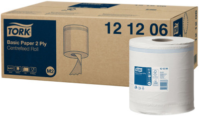 TORK Rouleau nettoyant multi-usage, 2 couches, 160 m, blanc