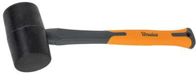 Bradas Maillet en caoutchouc, 450 g, anthracite/orange