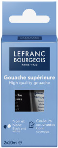 LEFRANC BOURGEOIS Gouache, étui carton de 2 tubes de 20 ml