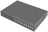 DIGITUS Injecteur PoE Gigabit Ethernet, 8 ports, 250 W DIGITUS Injecteur PoE Gigabit Ethernet, 8 ports, 250 W