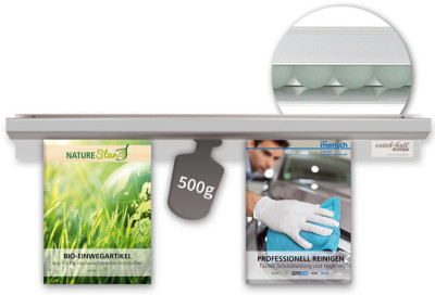 Restposten: HYGOSTAR Wandklemmschiene Catch-ball-System