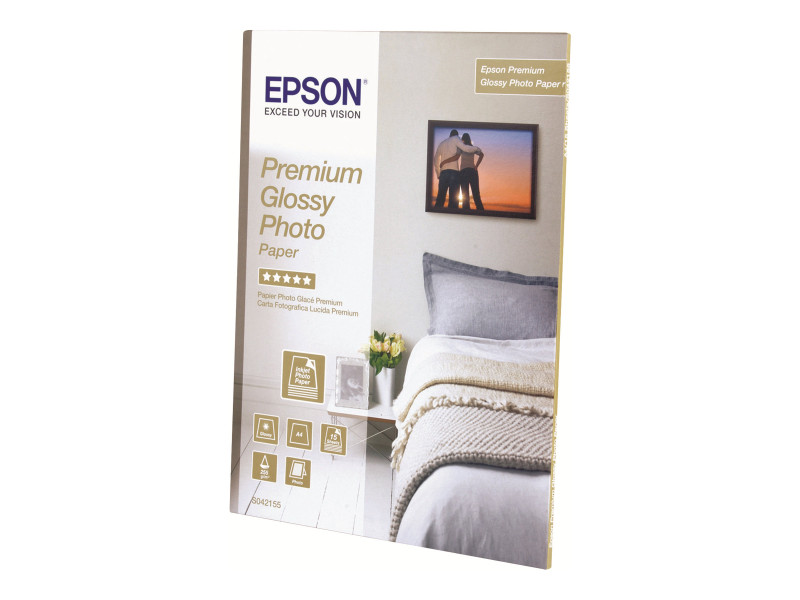 Epson : PREMIUM GLOSSY Photo papier A2 255G/M 25 BLATT