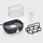 SEVERIN Cuiseur à oeufs EK 3166, pour 6 oeufs, noir SEVERIN Cuiseur à oeufs EK 3166, pour 6 oeufs, noir