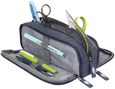 WEDO Trousse Denim, polyester, bleu
