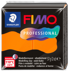 FIMO PROFESSIONAL Pâte à modeler, 57 g, vieux rose