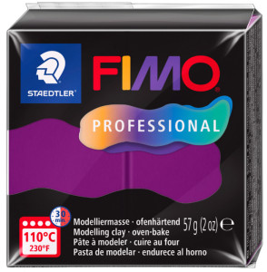 FIMO PROFESSIONAL Pâte à modeler, 57 g, vieux rose