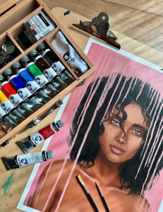 ROYAL TALENS Van Gogh Holzkoffer-Set Ölfarbe Inspiration