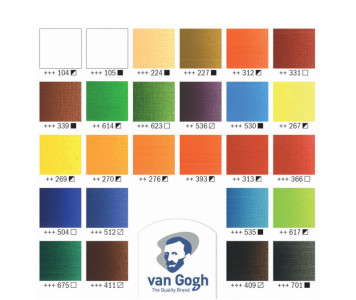 ROYAL TALENS Van Gogh Holzkoffer-Set Ölfarben Expert