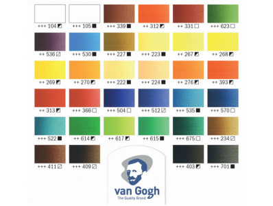 ROYAL TALENS Van Gogh Holzkasten-Set Ölfarbe Superior