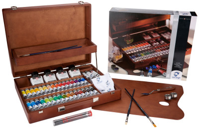 ROYAL TALENS Van Gogh Holzkasten-Set Ölfarbe Superior