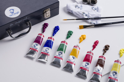 ROYAL TALENS Van Gogh Acrylfarben-Starterbox XL, 12 x 40 ml