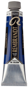 Peinture à l'huile ROYAL TALENS REMBRANDT, 40 ml, Noir ivoire