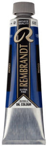 Peinture à l'huile ROYAL TALENS REMBRANDT, 40 ml, Noir ivoire
