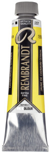 Peinture à l'huile ROYAL TALENS REMBRANDT, 40 ml, Noir ivoire