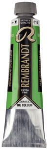 Peinture à l'huile ROYAL TALENS REMBRANDT, 40 ml, Noir ivoire
