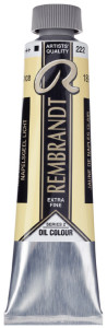 Peinture à l'huile ROYAL TALENS REMBRANDT, 40 ml, Noir ivoire