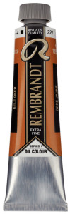 Peinture à l'huile ROYAL TALENS REMBRANDT, 40 ml, Noir ivoire