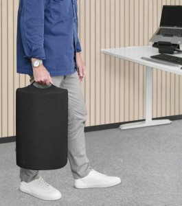 Fellowes Repose-pieds Breyta, avec fonction bascule, noir