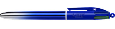 BIC Stylo à bille rétractable 4 Colours Smooth Gradient, S