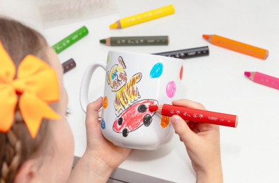 BIC KIDS Crayon de couleur multi-surfaces, étui carton de 6