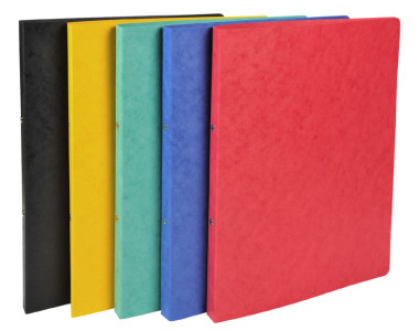 EXACOMPTA Classeur carton, 2 anneaux, A4, assorti