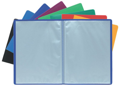 EXACOMPTA Protège-documents, PP, A4, 30 pochettes, assorti