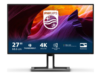 Philips : 27B1U7903 27IN IPS MINILED UHD 4K 3840X2160 4MS 16:9 1300:1 USB