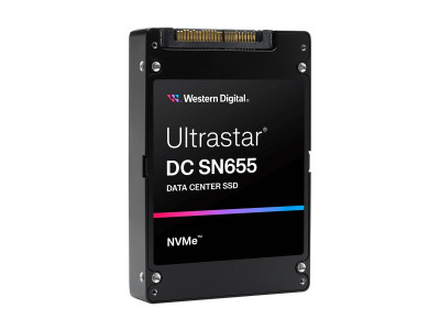 Western Digital : ULTRASTAR DC SN655 U.3 3.84TB PCIE TLC RI-1DW/D DUAL PO