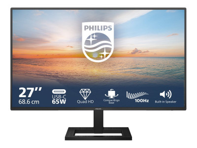 Philips : 27E1N1600AE 27IN IPS QHD 100HZ 350CD/HDMI/2USB/USB-C/HAS