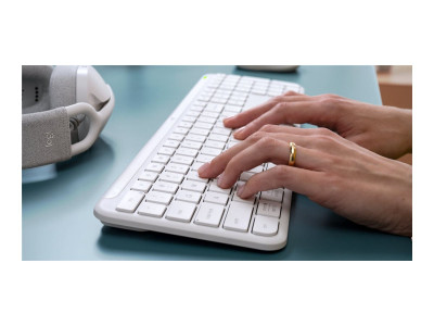 Logitech : SIGNATURE SLIM WIRELESS K950 OFF WHITE - FRA - CENTRAL-419
