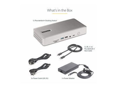 Startech : THUNDERBOLT 4 DOCKING STATION - 2X HDMI 2X DISPLAYPORT - 98W PD