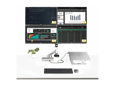 Startech : THUNDERBOLT 4 DOCKING STATION - 2X HDMI 2X DISPLAYPORT - 98W PD