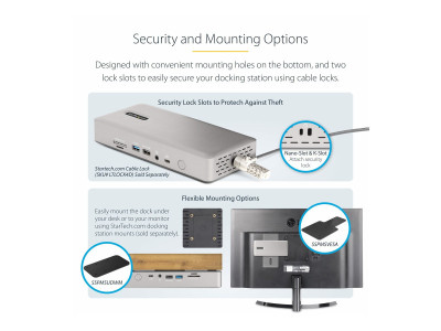 Startech : THUNDERBOLT 4 DOCKING STATION - 2X HDMI 2X DISPLAYPORT - 98W PD