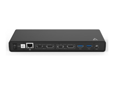 V7 : USB-C DISPLAYLINK DUAL 4K DOCK 100W PD 2X HDMI 2X DP GB RJ45