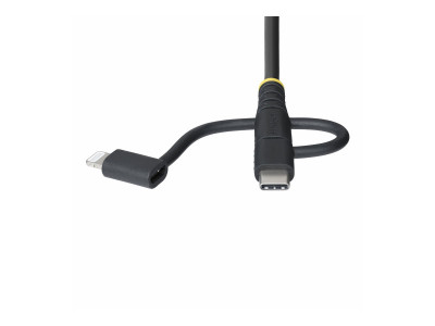 Startech : RUGGED USB MULTI CHARGING cable USB TO LIGHTNING/MICRO-USB/TYPE-