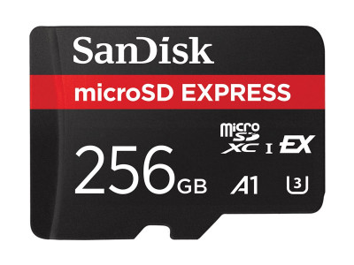 SANDISK : EXPRESS MICROSD card 256GB UP TO 880MB/S READ 650MB/S WRITE