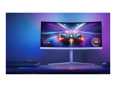 Philips : 34M2C5501A/00 34IN CV VA WQHD 180HZ/350CD/2HDMI/DP/4USB/HAS