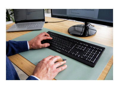 Cherry : CHERRY STREAM DESKTOP COMFORT fr BLACK