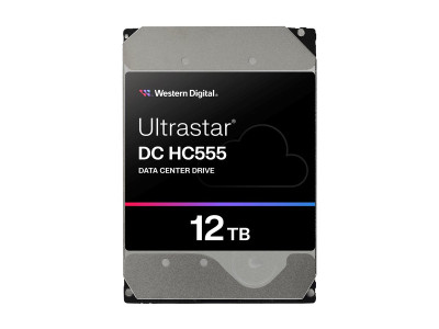 Western Digital : 3.5IN 26.1 12TB 512 7200RPM SAS ULTRA 512E SE P3 DC HC555