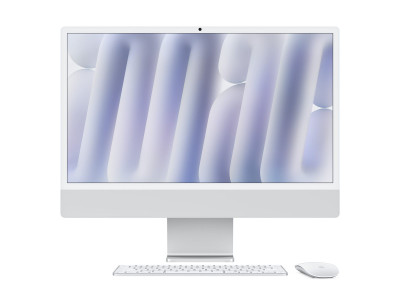 Apple : MWUC3FN IMAC M4 24IN SILVER 8CCPU 8CGPU 16GB 256GB (m4)