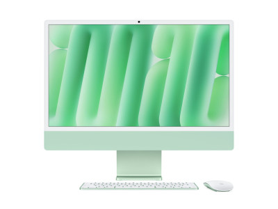 Apple : MWUE3FN IMAC M4 24IN GREEN 8CPU 8GPU 16GB 256GB (m4)
