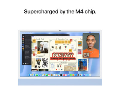Apple : MWUF3FN IMAC M4 24IN BLUE 8CCPU 8CGPU 16GB 256GB (m4)