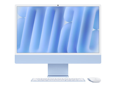 Apple : MWUF3FN IMAC M4 24IN BLUE 8CCPU 8CGPU 16GB 256GB (m4)