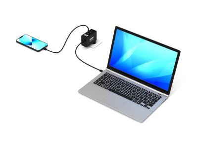 Port Design : WALL CHARGER TYPE C PD 100W GAN - UNIVERSAL TRAVEL PLUG