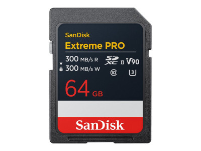 SANDISK : SANDISK EXTREME PRO 64GB SD UHS-II (V90)