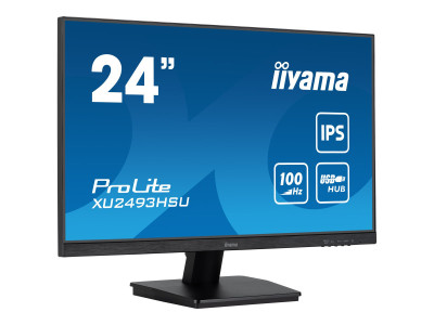 Iiyama : XU2493HSU-B7 23.8IN IPS FHD 300CD/HDMI/DP/2USB