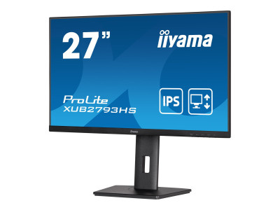 Iiyama : XUB2793HS-B7 27IN IPS FHD 300CD/DP/HDMI/HAS