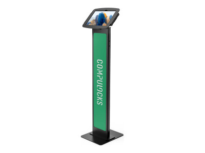 compulocks : GALAXY TAB A8 FLOOR STAND SPACE ENCLOSURE BRANDME BLACK
