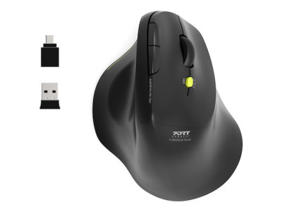 Port Design : MOUSE ERGONOMIC RECHARGEABLE BLUETOOTH ERGO SOFT